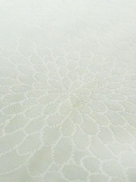 Photo8: M1003P Vintage Japanese women   White JUBAN undergarment / Synthetic.    (Grade C) (8)