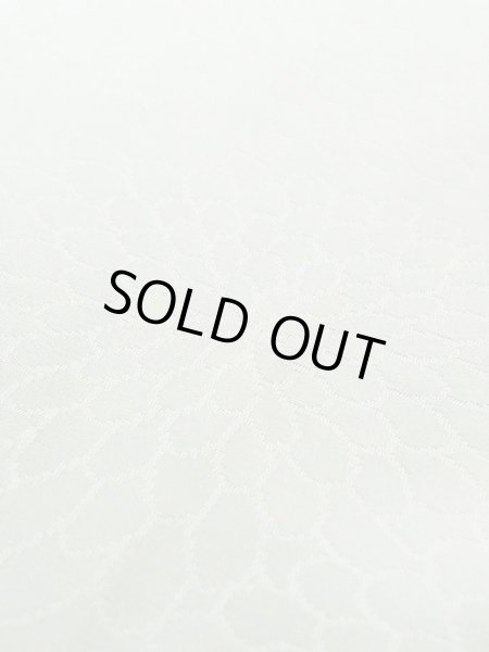 Photo8: M1003P Vintage Japanese women   White JUBAN undergarment / Synthetic.    (Grade C) (8)