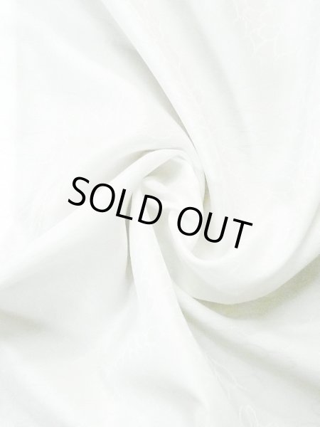 Photo9: M1003P Vintage Japanese women   White JUBAN undergarment / Synthetic.    (Grade C) (9)