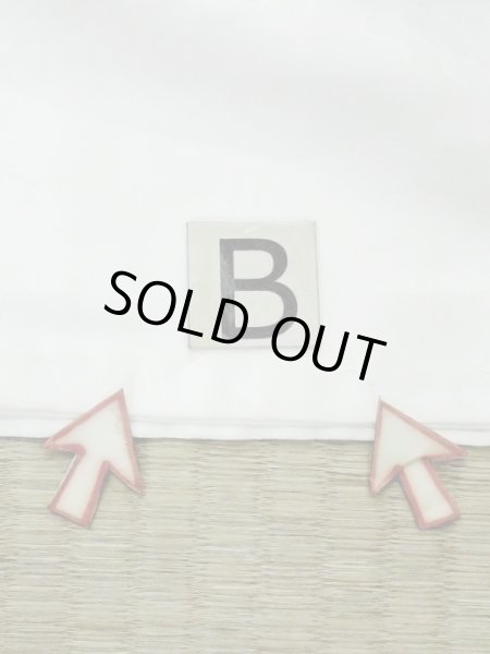 Photo13: M1003P Vintage Japanese women   White JUBAN undergarment / Synthetic.    (Grade C) (13)