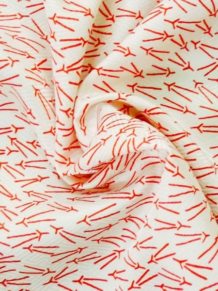 Photo10: M1003R Vintage Japanese women   White JUBAN undergarment / Synthetic. Pine tree/branch/needle, Aging deterioration.   (Grade C) (10)