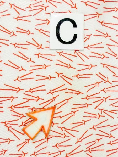 Photo14: M1003R Vintage Japanese women   White JUBAN undergarment / Synthetic. Pine tree/branch/needle, Aging deterioration.   (Grade C) (14)