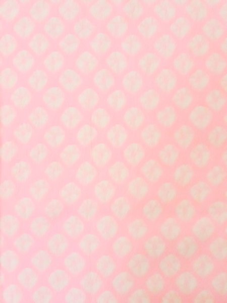 Photo4: M1003T Vintage Japanese women  Light Pink JUBAN undergarment / Synthetic. Dapple pattern   (Grade C) (4)