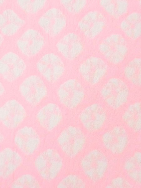 Photo5: M1003T Vintage Japanese women  Light Pink JUBAN undergarment / Synthetic. Dapple pattern   (Grade C) (5)