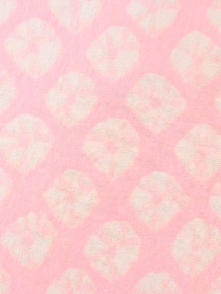 Photo6: M1003T Vintage Japanese women  Light Pink JUBAN undergarment / Synthetic. Dapple pattern   (Grade C) (6)
