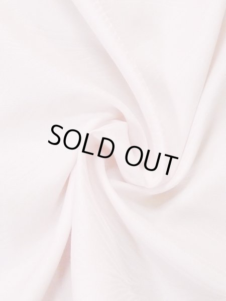 Photo9: M1003U Vintage Japanese women Pale Light Pink JUBAN undergarment / Synthetic. Wave   (Grade C) (9)