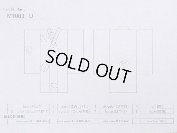 Photo11: M1003U Vintage Japanese women Pale Light Pink JUBAN undergarment / Synthetic. Wave   (Grade C) (11)