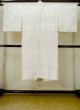 Photo2: M1003Z Vintage Japanese women   White JUBAN undergarment / Synthetic.    (Grade C) (2)