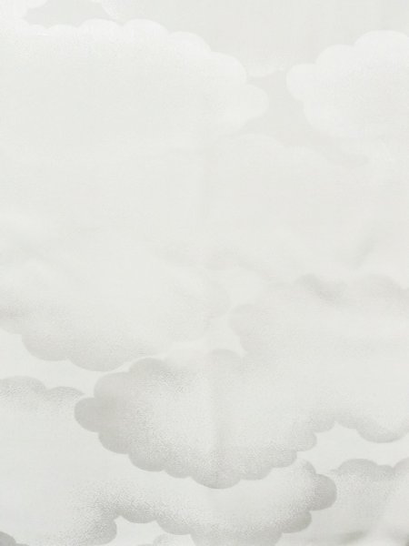 Photo4: M1003Z Vintage Japanese women   White JUBAN undergarment / Synthetic.    (Grade C) (4)