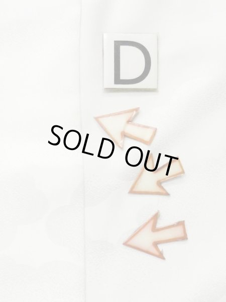 Photo15: M1003Z Vintage Japanese women   White JUBAN undergarment / Synthetic.    (Grade C) (15)