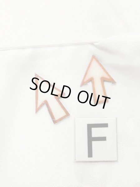 Photo17: M1003Z Vintage Japanese women   White JUBAN undergarment / Synthetic.    (Grade C) (17)