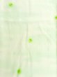 Photo3: M1004A Used Japanese women  Light Yellowish Green JUBAN undergarment / Silk. Dapple pattern,   (Grade C) (3)