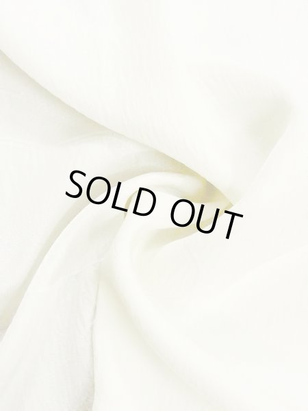 Photo9: M1004B Vintage Japanese women   Off White JUBAN undergarment / Silk.    (Grade C) (9)