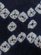 Photo5: M1010G Vintage Japanese women   Indigo Blue Summer / Silk. Dapple pattern,   (Grade D) (5)