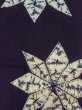 Photo5: M1010J Antique Japanese women   Black Summer / Silk. Flower   (Grade B) (5)