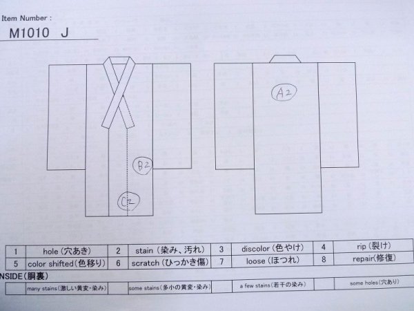 Photo14: M1010J Antique Japanese women   Black Summer / Silk. Flower   (Grade B) (14)