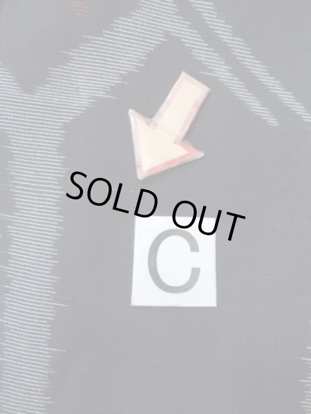 Photo16: M1010O Antique Japanese women   Black Summer / Silk. Flower,   (Grade D) (16)