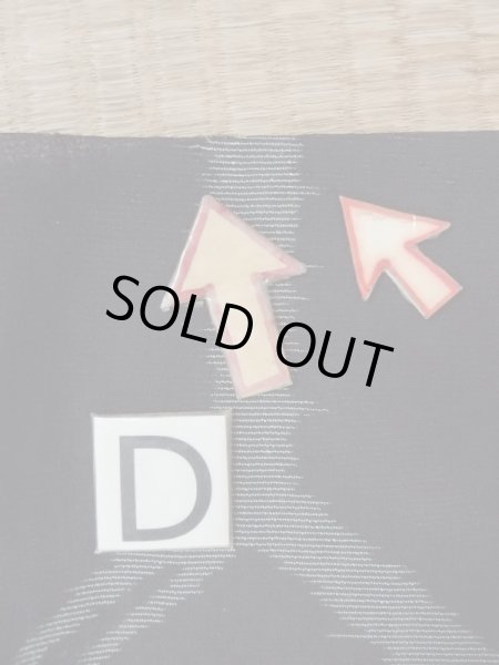 Photo17: M1010O Antique Japanese women   Black Summer / Silk. Flower,   (Grade D) (17)