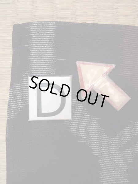 Photo18: M1010O Antique Japanese women   Black Summer / Silk. Flower,   (Grade D) (18)