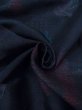 Photo11: Mint M1010P Vintage Japanese women   Black HITOE unlined / Silk. Flower,   (Grade A) (11)