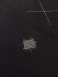 Photo8: M1010S Antique Japanese women   Black HITOE unlined / Silk. Cross,   (Grade B) (8)