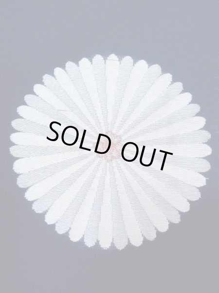 Photo5: M1010X Antique Japanese women   Indigo Blue HITOE unlined / Silk. Flower,   (Grade C) (5)