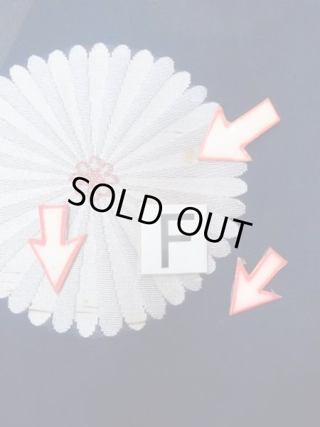 Photo17: M1010X Antique Japanese women   Indigo Blue HITOE unlined / Silk. Flower,   (Grade C) (17)