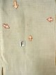 Photo17: M1011D Vintage Japanese   Beige Men's Kimono / Linen. Geometrical pattern   (Grade C) (17)