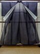 Photo2: M1018A Vintage Japanese women   Indigo Blue HITOE unlined / Cotton/hemp Flower,   (Grade B) (2)