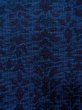 Photo5: M1018A Vintage Japanese women   Indigo Blue HITOE unlined / Cotton/hemp Flower,   (Grade B) (5)