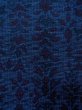 Photo5: M1018A Vintage Japanese women   Indigo Blue HITOE unlined / Cotton/hemp Flower,   (Grade B) (5)