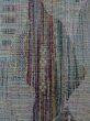 Photo5: Mint M1018B Vintage Japanese women  Grayish Multi Color HITOE unlined / Wool. Abstract pattern   (Grade A) (5)