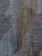 Photo7: Mint M1018B Vintage Japanese women  Grayish Multi Color HITOE unlined / Wool. Abstract pattern   (Grade A) (7)