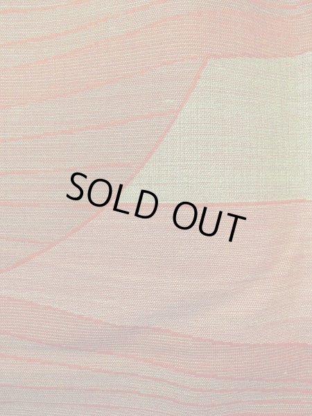 Photo6: Mint M1018E Vintage Japanese women   Orange HITOE unlined / Wool. Mountain,   (Grade A) (6)