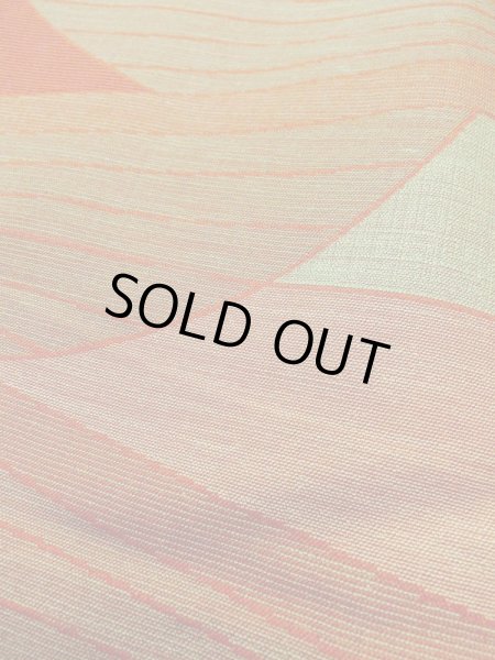 Photo8: Mint M1018E Vintage Japanese women   Orange HITOE unlined / Wool. Mountain,   (Grade A) (8)