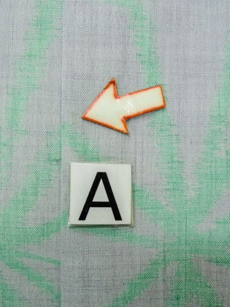 Photo12: M1018I Vintage Japanese women  Light Gray HITOE unlined / Wool. Hemp leaf,   (Grade D) (12)