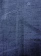 Photo5: Mint M1018J Vintage Japanese women  Light Indigo Blue HITOE unlined / Wool. Geometrical pattern,   (Grade A) (5)