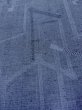Photo7: Mint M1018J Vintage Japanese women  Light Indigo Blue HITOE unlined / Wool. Geometrical pattern,   (Grade A) (7)