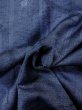 Photo9: Mint M1018J Vintage Japanese women  Light Indigo Blue HITOE unlined / Wool. Geometrical pattern,   (Grade A) (9)