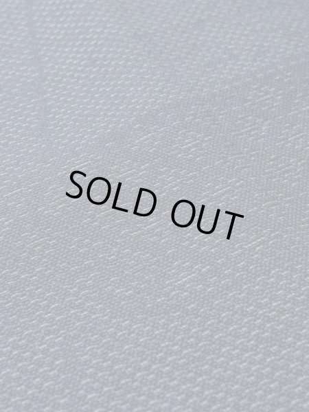 Photo7: M1018K Vintage Japanese women  Dark Navy Blue HITOE unlined / Wool. Chinese flower,   (Grade D) (7)