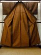 Photo2: M1018M Vintage Japanese women  Dark Vermilion HITOE unlined / Wool. Quadrangle,   (Grade A) (2)
