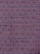 Photo3: M1018N Vintage Japanese women   Purple HITOE unlined / Wool. Plaid Checks,   (Grade A) (3)