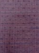 Photo4: M1018N Vintage Japanese women   Purple HITOE unlined / Wool. Plaid Checks,   (Grade A) (4)