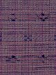 Photo6: M1018N Vintage Japanese women   Purple HITOE unlined / Wool. Plaid Checks,   (Grade A) (6)
