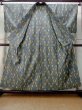 Photo2: M1018Q Vintage Japanese women  Dark Gray HITOE unlined / Wool. Line,   (Grade A) (2)