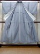 Photo2: M1018R Vintage Japanese women   Blue HITOE unlined / Synthetic. Dapple pattern   (Grade C) (2)