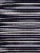 Photo5: M1018S Vintage Japanese women   Navy Blue HITOE unlined / Silk. Stripes   (Grade C) (5)