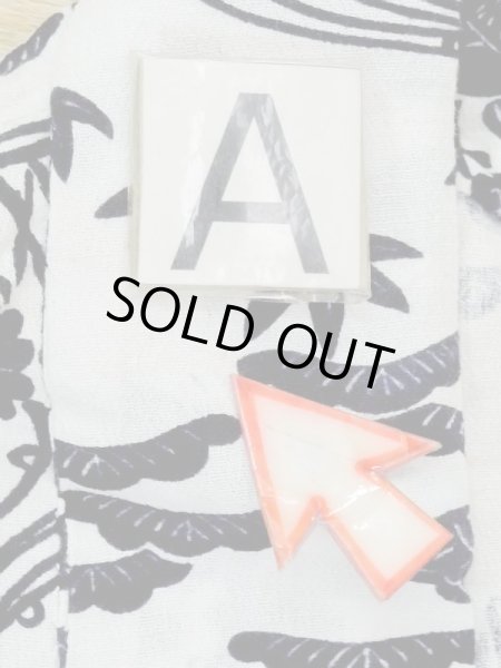 Photo16: M1018T Vintage Japanese women   White HITOE unlined / Silk. Chrysanthemum, There is an impression from use.  (Grade C) (16)