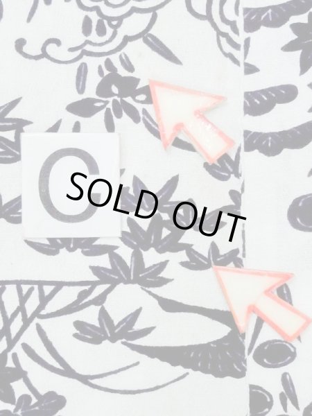 Photo18: M1018T Vintage Japanese women   White HITOE unlined / Silk. Chrysanthemum, There is an impression from use.  (Grade C) (18)