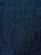 Photo4: M1018U Vintage Japanese women  Dark Navy Blue HITOE unlined / Silk. Line   (Grade A) (4)